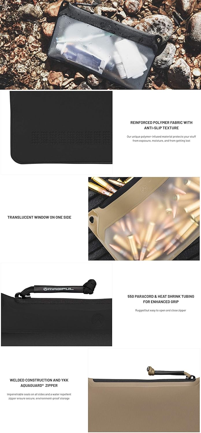 Magpul DAKA Window Pouch Large Flat Dark Earth, Flat Dark Earth