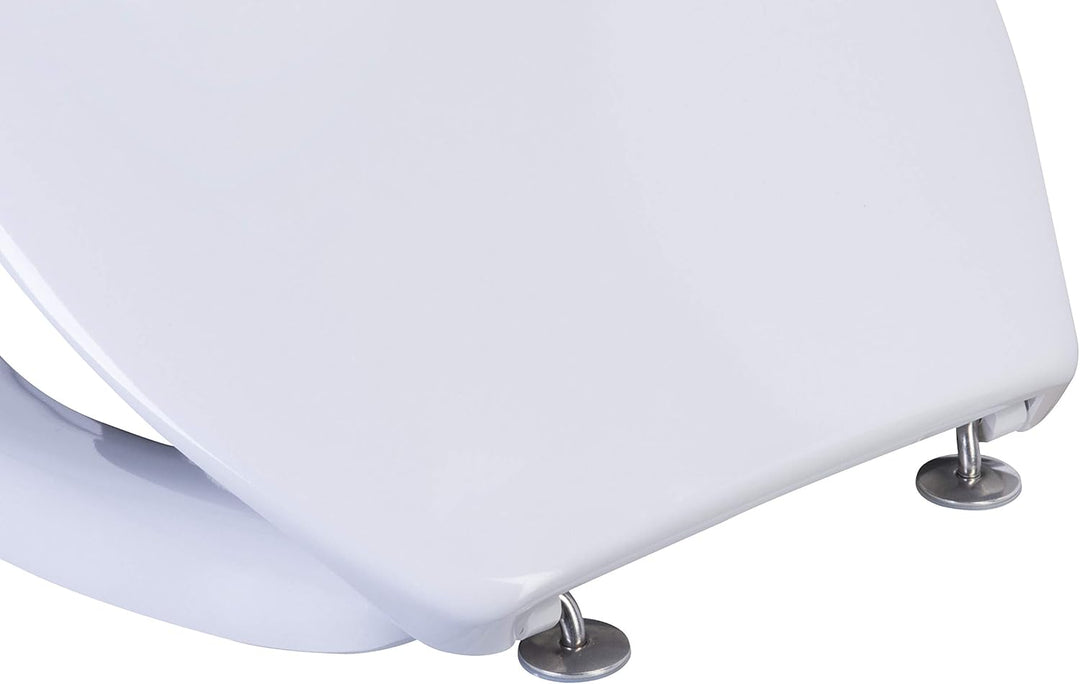 Cornat WC-Sitz "Cetina" - Schlichter Look in manhattangrau - Pflegeleichter Duroplast - Unifarbenes
