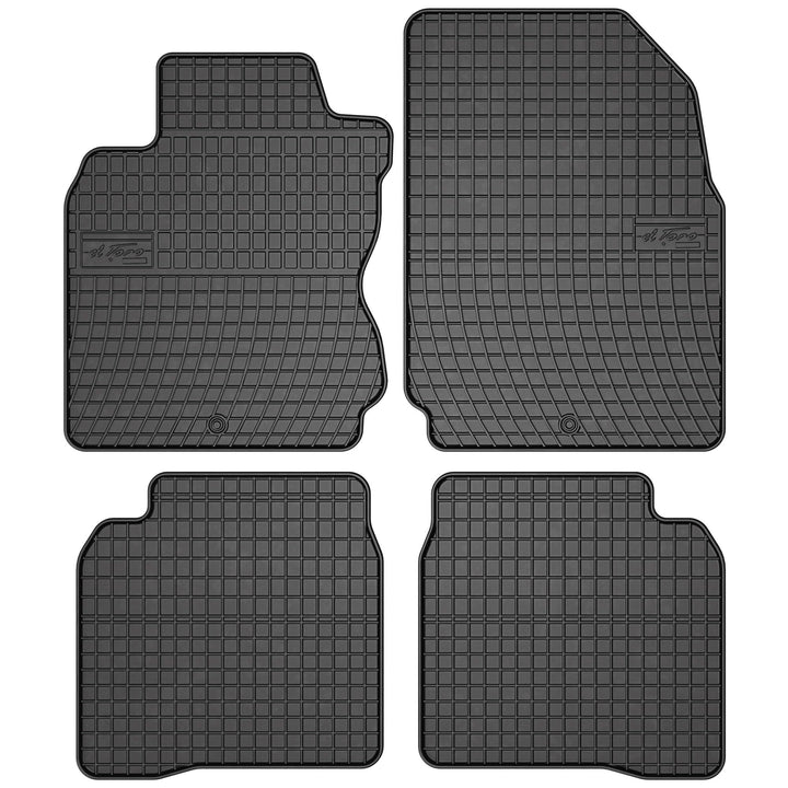 M MOTOS Gummimatten Auto Fussmatte passt für Nissan Note I 2006-2012 Verbessern Sie Ihren Reisekomfo