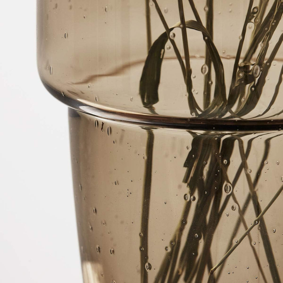 House Doctor Vase, Maisstroh, Braun, h: 28 cm, Dia: 16 cm