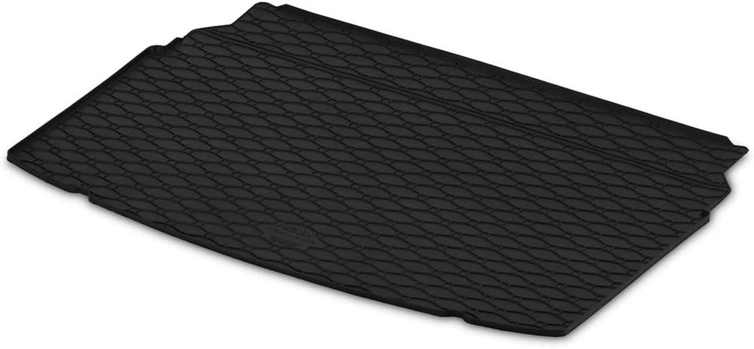 Gummi Kofferraummatte mit erhöhtem Rand passend für VW Polo (AW) ab 10/2017 (Variabler Boden) AZUGA