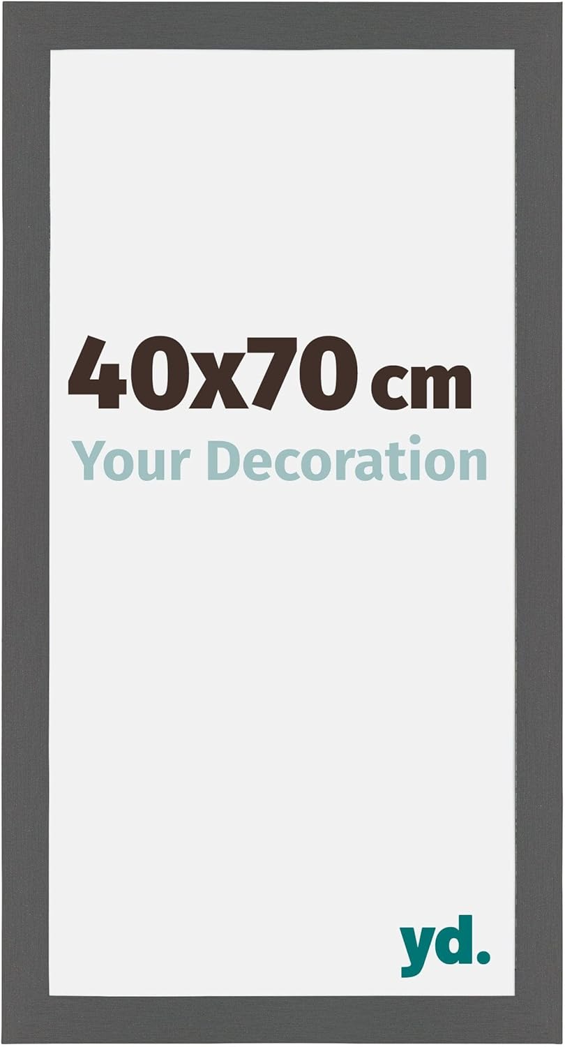 yd. Your Decoration - Bilderrahmen 40x70 cm - Bilderrahmen aus MDF mit Acrylglas - Antireflex - Ausg
