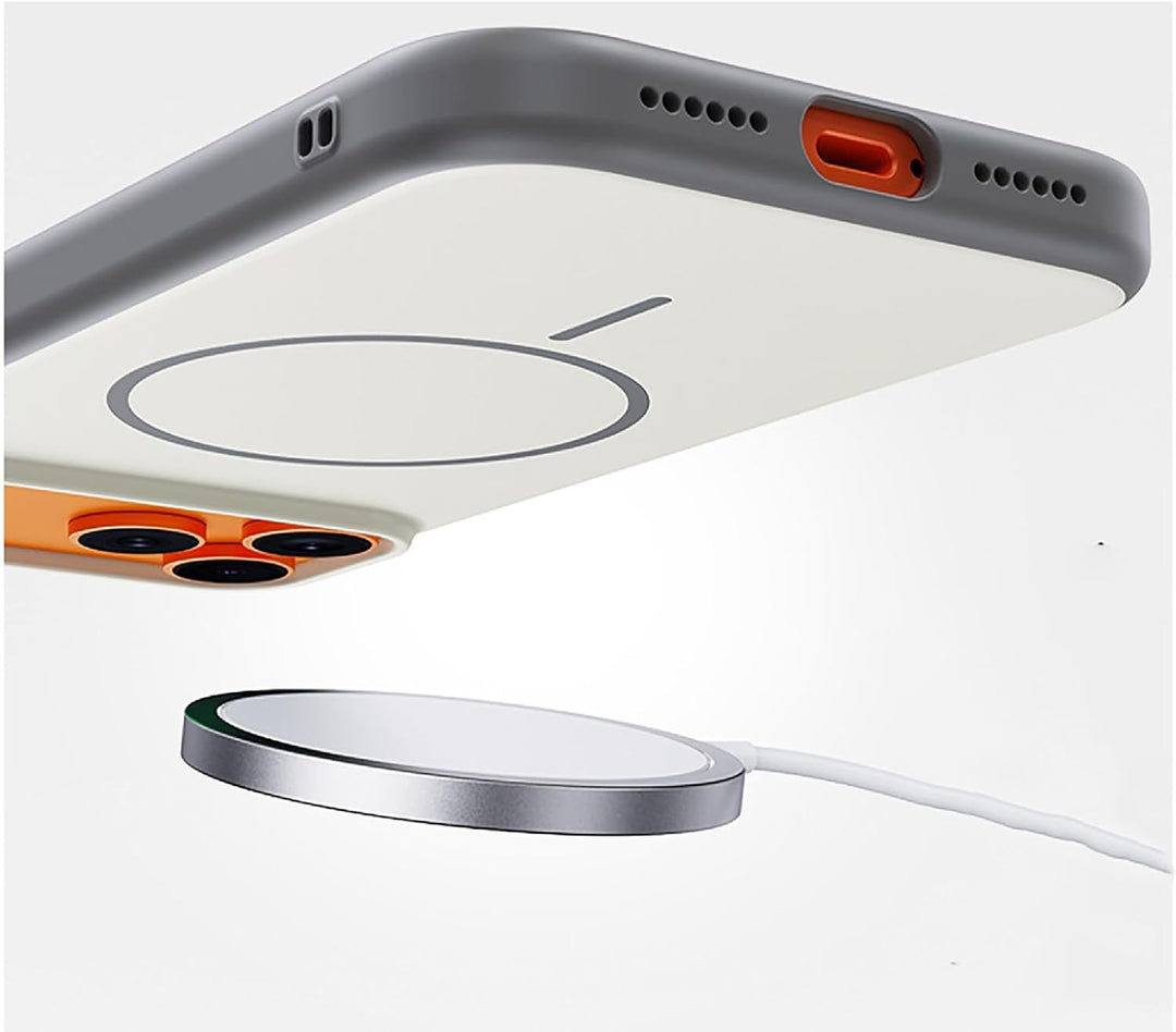 GIOPUEY Magnetische Handyhülle für Honor 600 Hülle, Case Kompatibel mit MagSafe, Matte PC Zurück + T