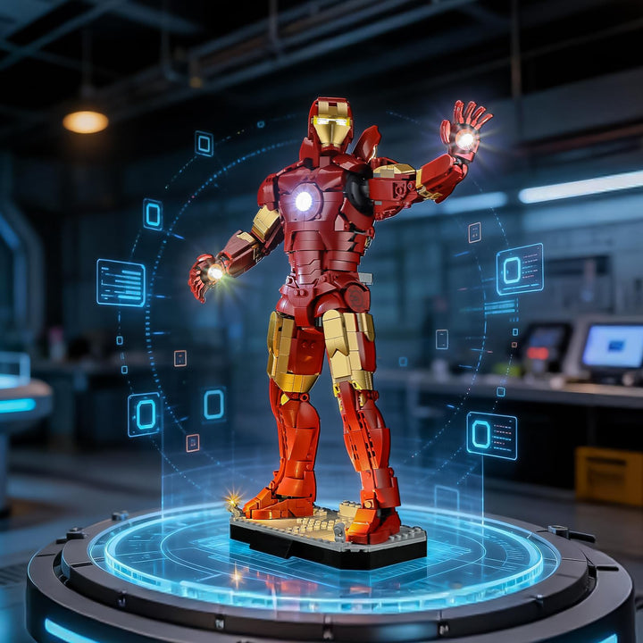 BRIKSMAX LED Beleuchtung für LEGO Architecture Iron Man Mark 3 Sammleredition 76344, kompatibles Lic