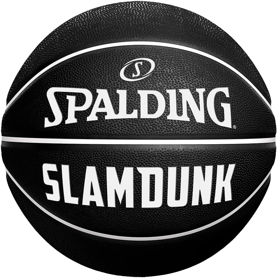 Spalding Unisex – Erwachsene Slam Dunk Ball 7 Schwarz, 7 Schwarz