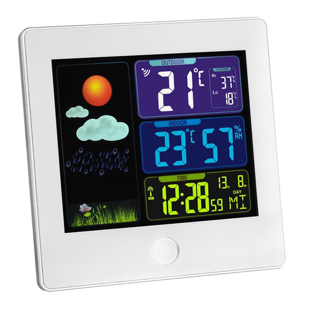 TFA Dostmann Sun Funk-Wetterstation, 35.1133.02 Wettervorhersage mit Farbdisplay, zur Raumklimakontr