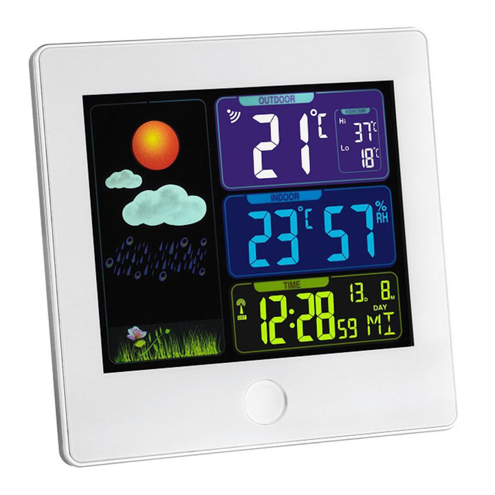 TFA Dostmann Sun Funk-Wetterstation, 35.1133.02 Wettervorhersage mit Farbdisplay, zur Raumklimakontr