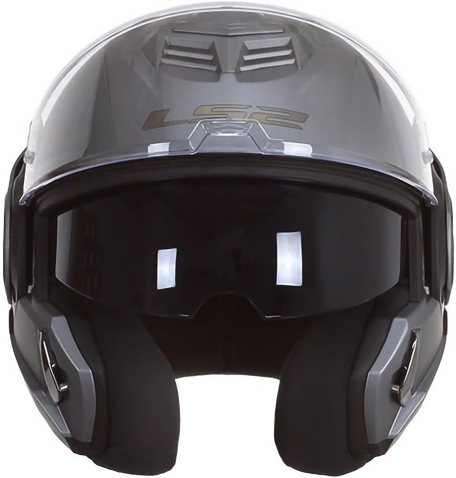 LS2, Modularhelme motorrad ADVANT solid mat titanium, XL XL Mat titanium, XL Mat titanium