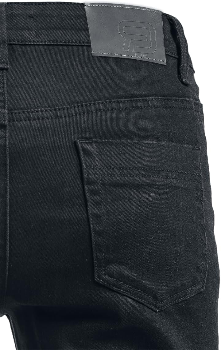 RED by EMP Herren Schwarze Skinny Jeans W31L34