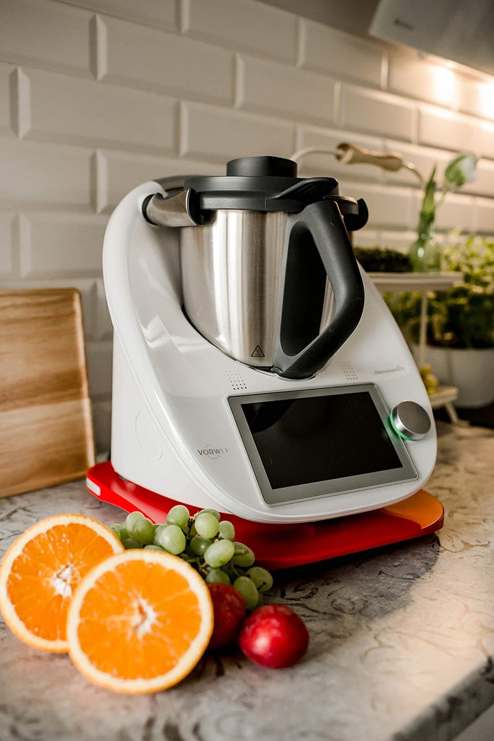 Gleitbrett für Thermomix TM5 TM6 – leicht gleitendes Untergestell thermoBase hochwertigem MDF-Holz –
