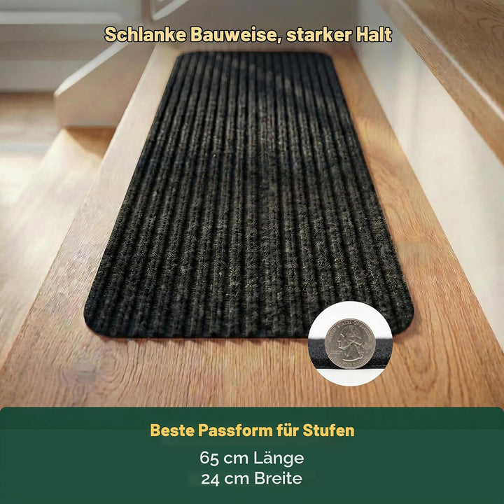 MBIGM 15er Set Stufenmatten 20 cm X 65 cm Treppenteppich Selbstklebend Sicherheit Stufenteppich für