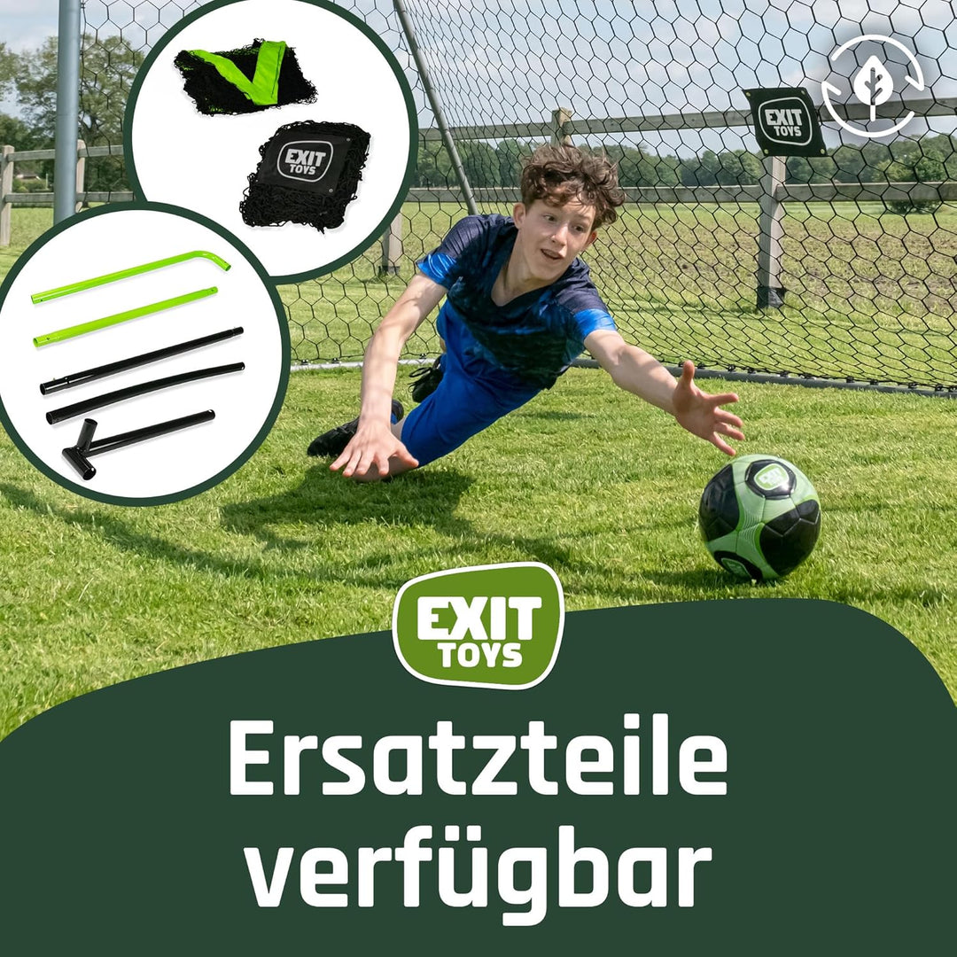 EXIT Scala Aluminium-Fussballtor Weiss 120 x 80 cm, Weiss 120 x 80 cm