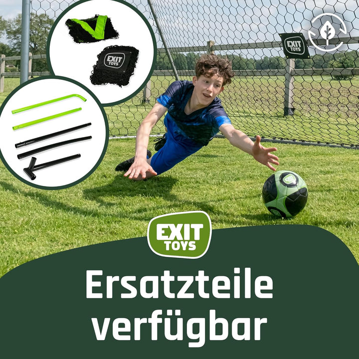 EXIT Scala Aluminium-Fussballtor Weiss 120 x 80 cm, Weiss 120 x 80 cm