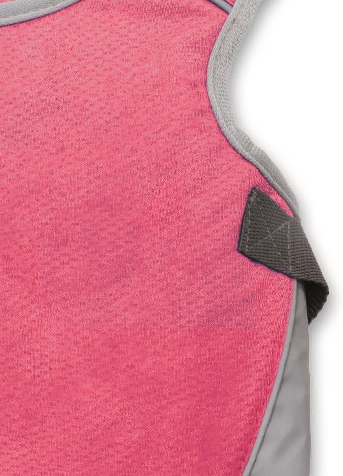 Croci Ice Glide Kühlweste für Hunde mit UV-Schutz, bequem und atmungsaktiv, temperaturregulierend, F