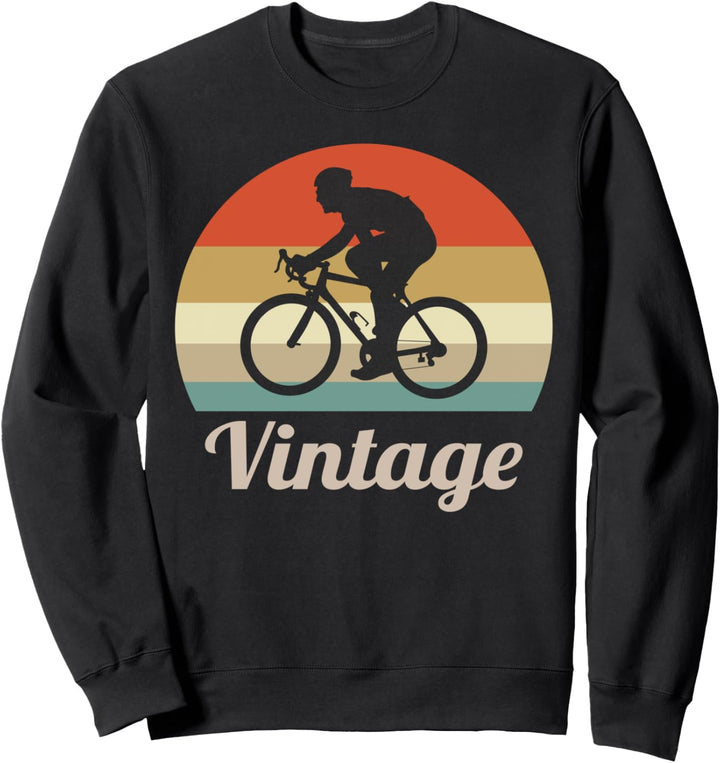 Fahrradfahren Radsport Retro Vintage Fahrrad Fahren Fahrer Sweatshirt