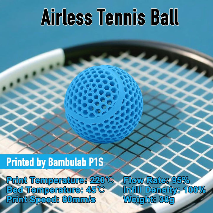 YXPOLYER Flexibles PLA Pro 3D-Drucker-Filament für Airless Basketball luftlose Basketbälle, leichtes