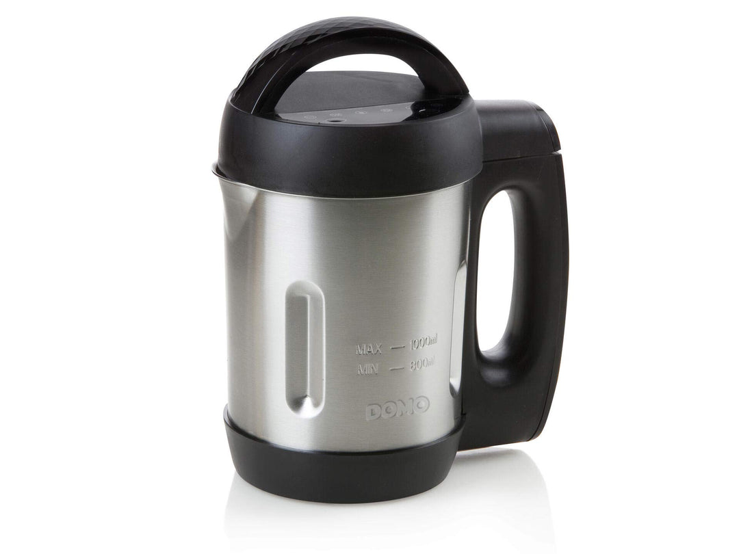 Suppenmaschine 1L mit 6 Funktionen Schwarz Schwarz Rostfreies