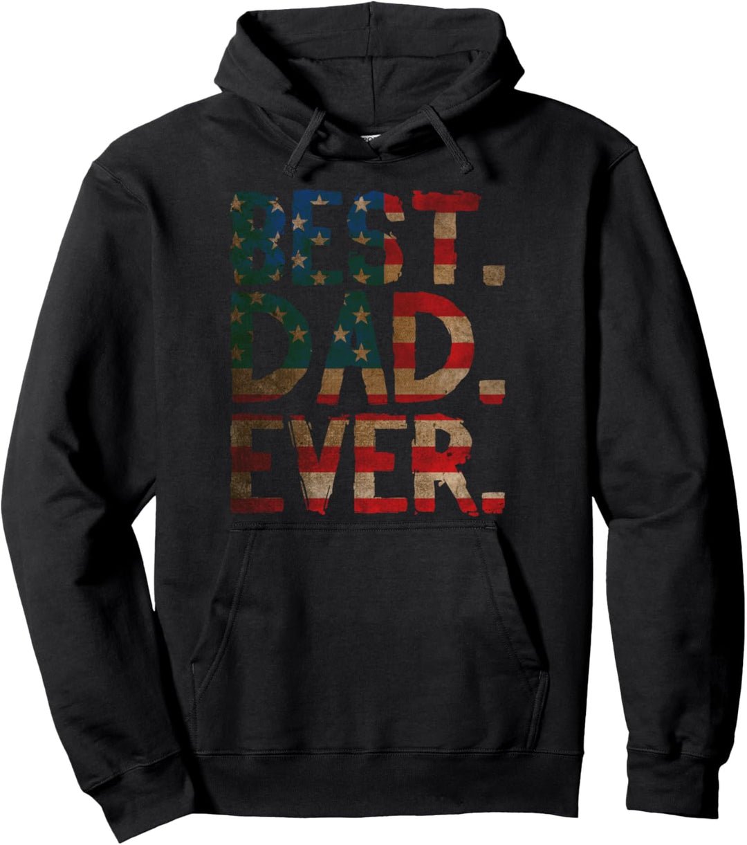 4. Juli Vatertag Papa USA - Best Dad Ever Pullover Hoodie