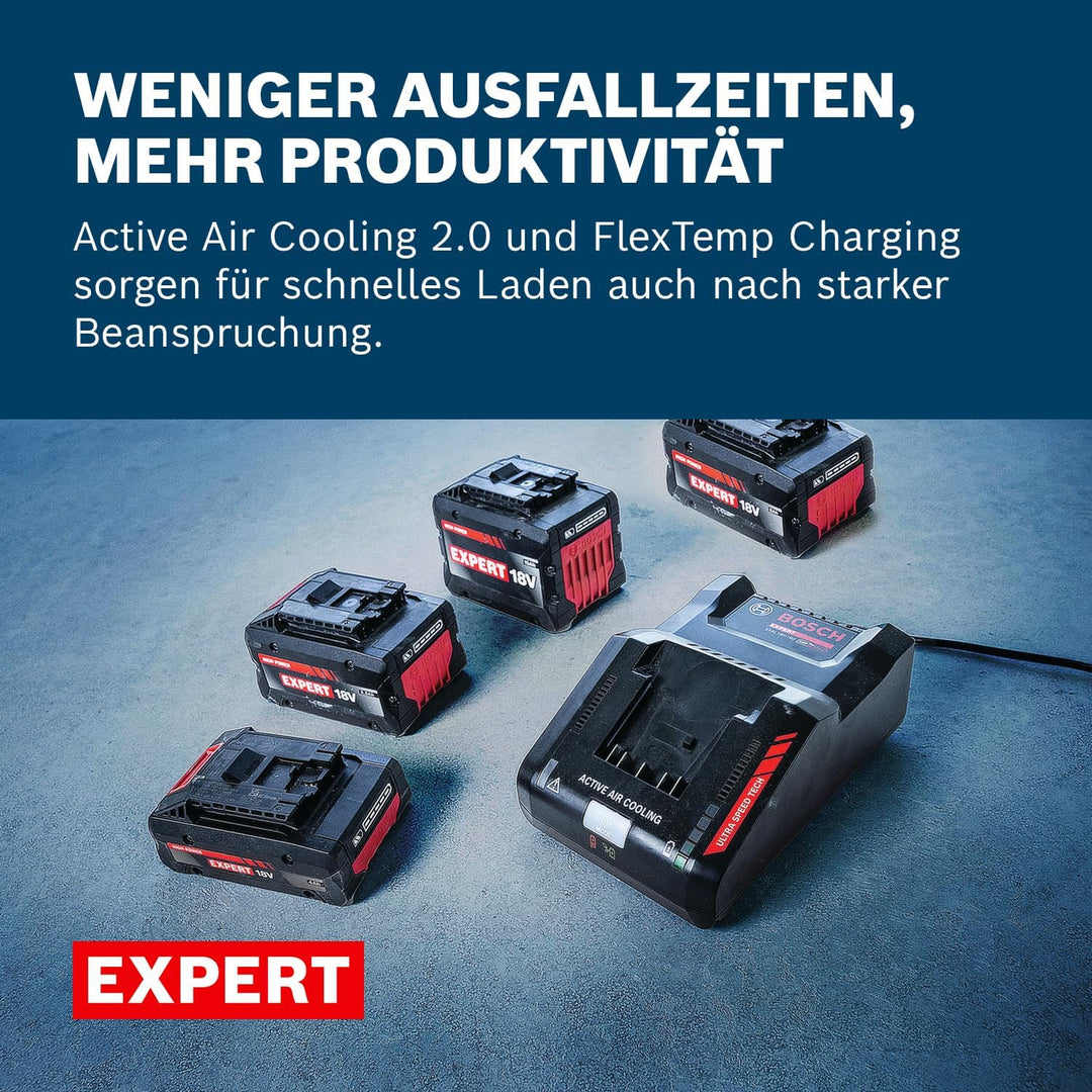 Bosch EXPERT 18V System mobiles, ultraschnelles Parallelladegerät EXAL18V2-160