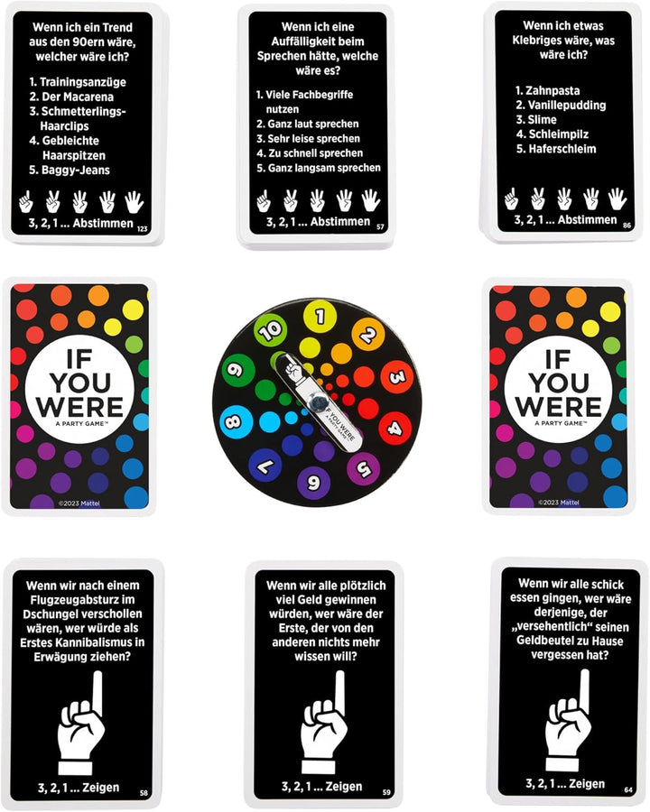 Mattel Games IF YOU WERE A PARTY GAME - Partyspiel für Erwachsene mit witzigen Fragen und Abstimmung
