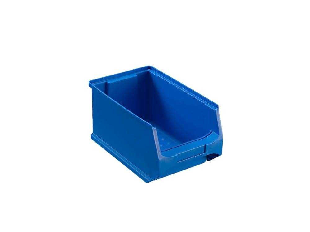 Blaue Sichtlagerbox 3.0 | HxBxT 12,5x14,5x23,5cm | 2,8 Liter | Sichtlagerbehälter, Sichtlagerkasten,