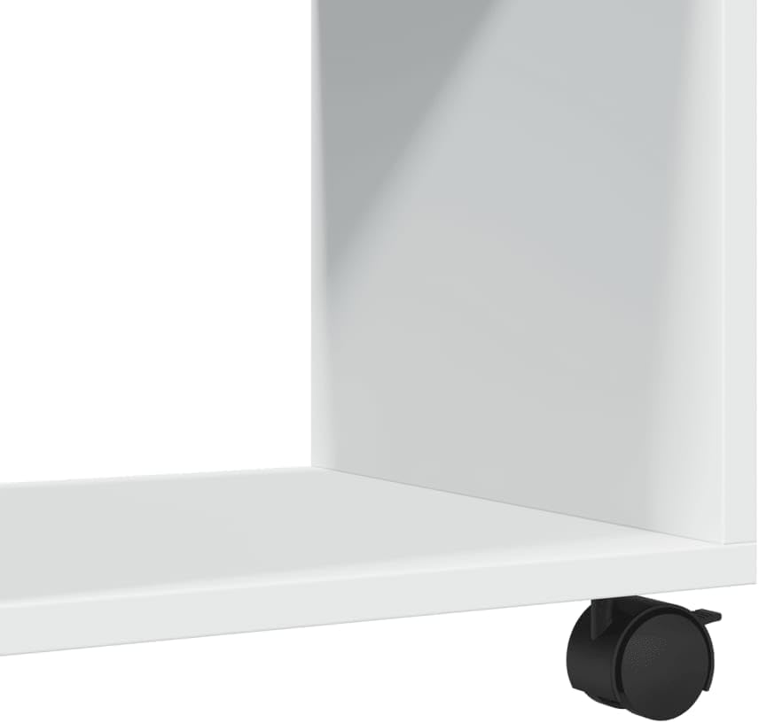 vidaXL Rollschrank, Rollcontainer mit Offenem Design, Aktenschrank für Büro Wohnzimmer, Büroschrank