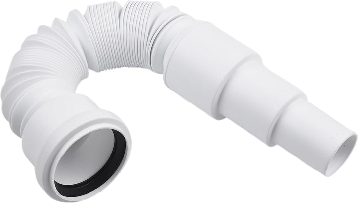 PVC-Abflussrohr, ausziehbar bis zu 1 m Länge, geeignet für Dusche und Badewanne, 50 mm Durchmesser,
