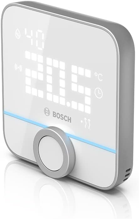 Bosch Smart Home Raumthermostat II für kabelgebundener Heizsysteme, 230 V, kompatibel mit Google Ass