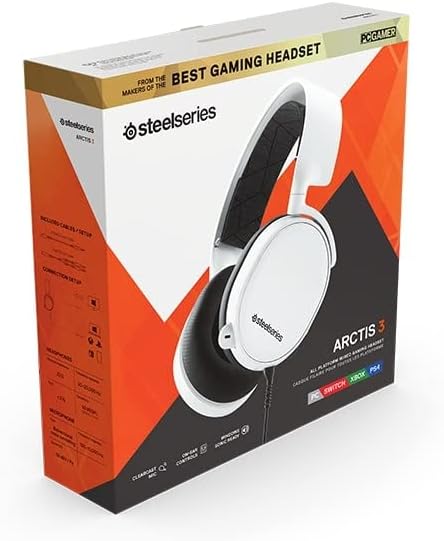 SteelSeries Arctis 3 - All-Platform Gaming Headset - für PC, PlayStation 5, PS4, Xbox One, Nintendo