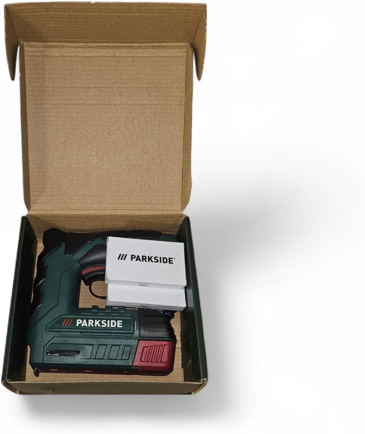 PARKSIDE Akkutacker Tacker | 4V (1300mAh) Li-Ion Akku Elektrotacker - Inklusive 1000 Klammern | PAT