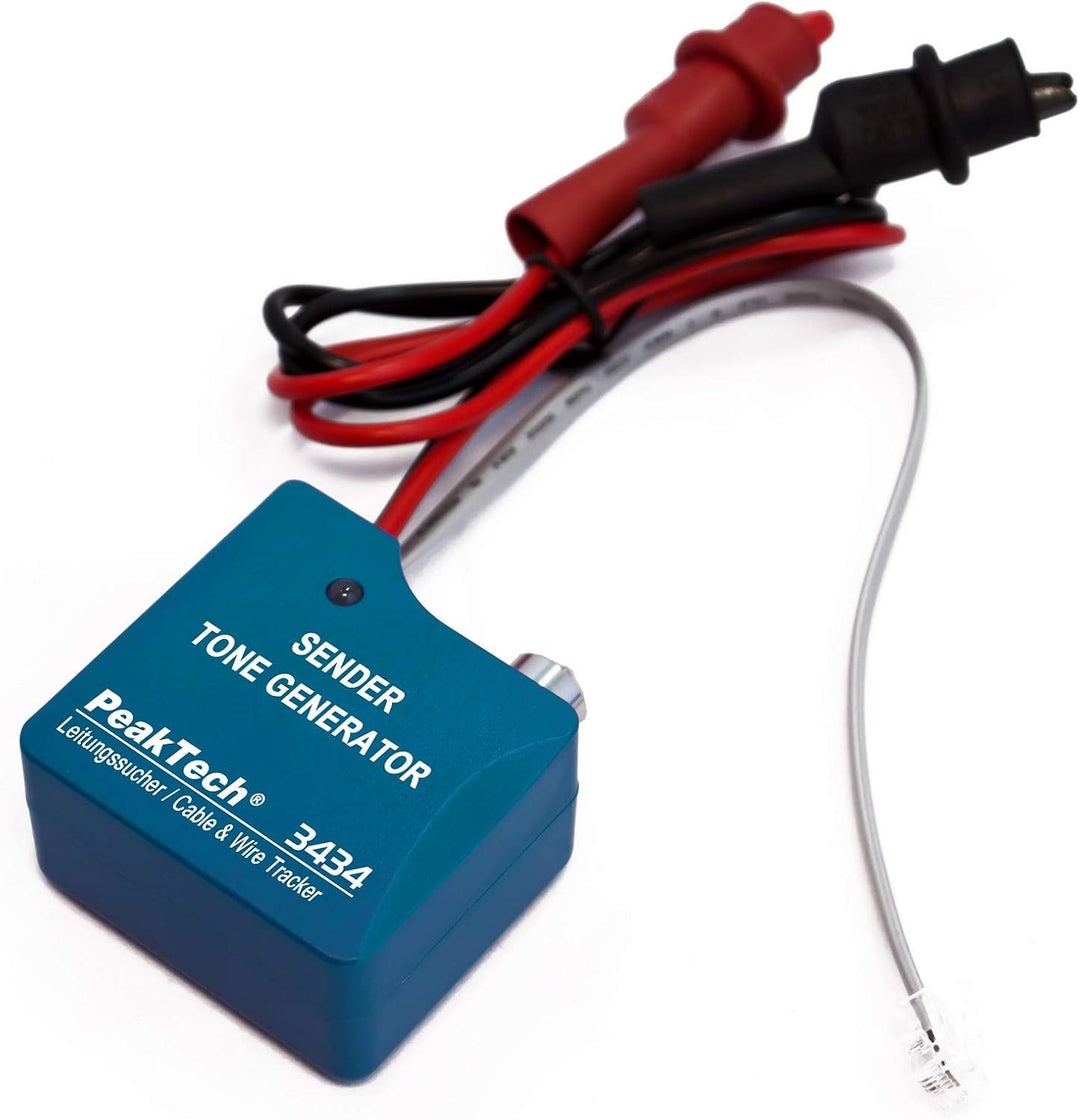 PeakTech 3432 Sicherungsfinder/Stromkreisfinder mit Steckdosentester für 230V Schuko & 3434 – Leitun