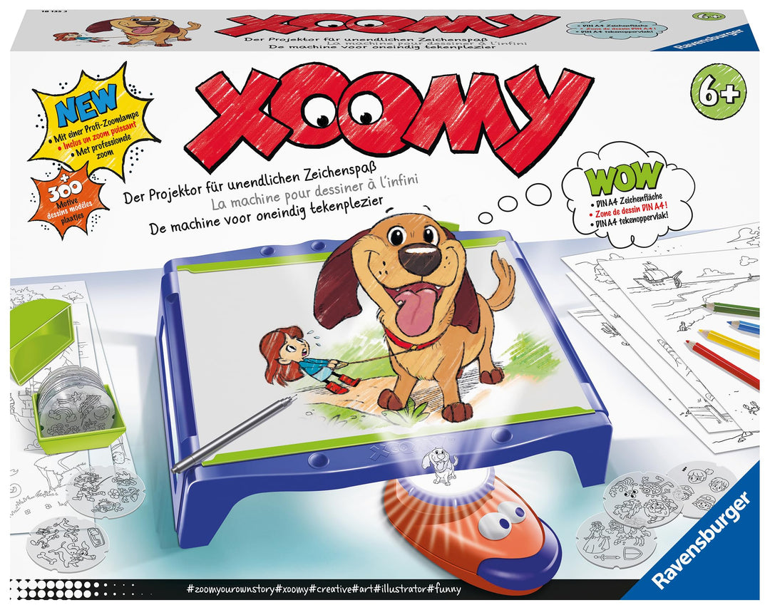 Ravensburger Xoomy Maxi A4 18135 - Zeichnen Lernen, Kreatives Zeichnen und Malen für Kinder ab 6 Jah