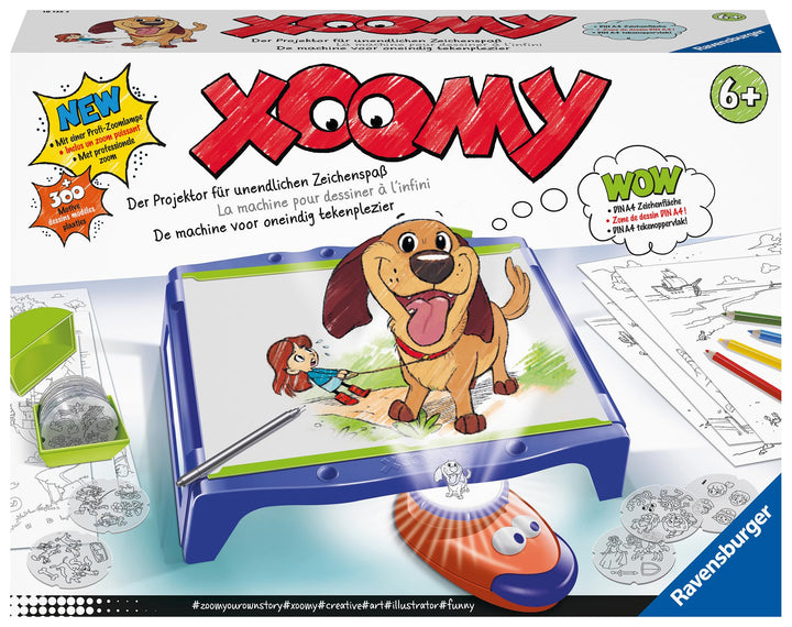 Ravensburger Xoomy Maxi A4 18135 - Zeichnen Lernen, Kreatives Zeichnen und Malen für Kinder ab 6 Jah