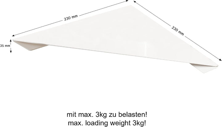 Schulte D1854 70 Duschablage zum Kleben, Mattweiss, Aufbewahrung von Duschzeug, ohne bohren fürs Bad