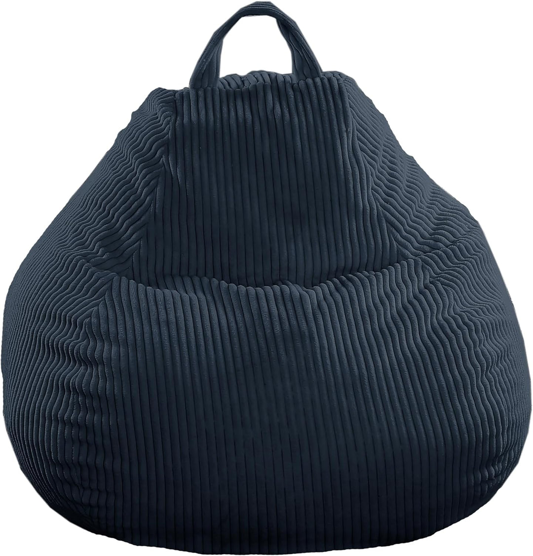 bananair - Sitzsack Kinder - Cordstoff Breit Gerippt - Weich und Bequem - Maschinenwaschbarer Bezug
