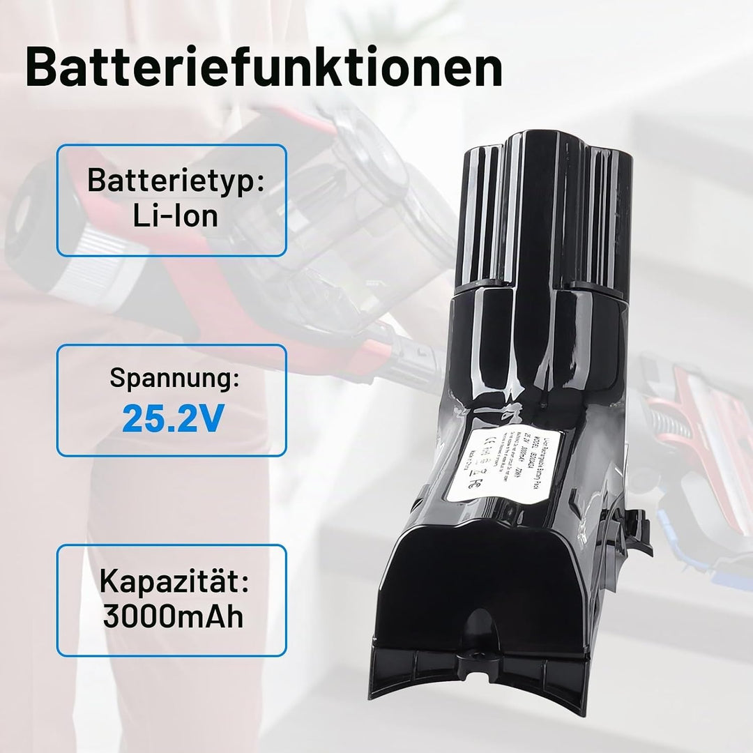Ersatzakku für Philips SpeedPro Max Aqua, SpeedPro Max Stick, XC8147, FC6822, FC6823, FC6904, FC6908