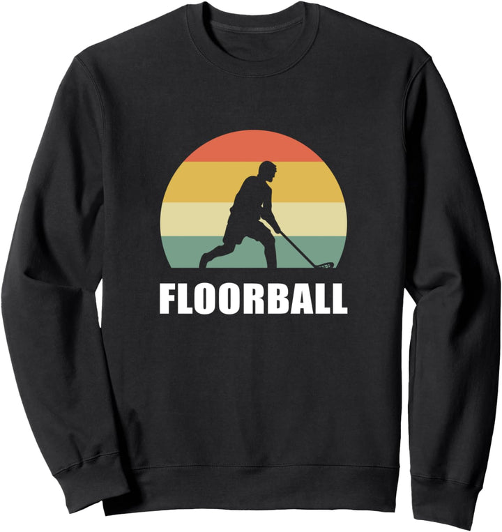 Floorball -Sport Fröhliche Person Sweatshirt