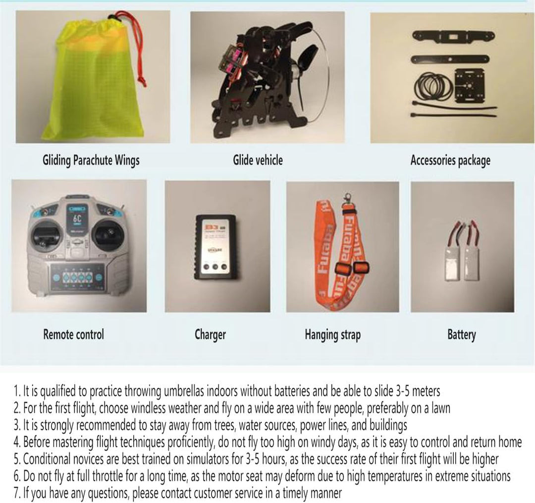RC Gleitschirm, 2,4-G Kunstflug GTS Mini-Gleitschirm Modell, Hochgeschwindigkeits Kunstflug Gleitsch
