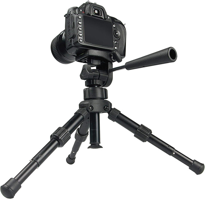 Kaiser Fototechnik Kamera Tischstativ für DSLR mit Mittelsäule, 6045, Schwarz