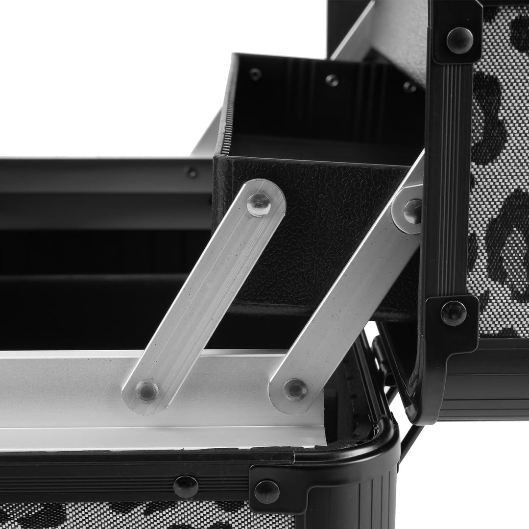 anndora Beauty Case Kosmetikkoffer - Stilvoller Schmuckkoffer, Schminkkoffer mit robustem Aluminiumr