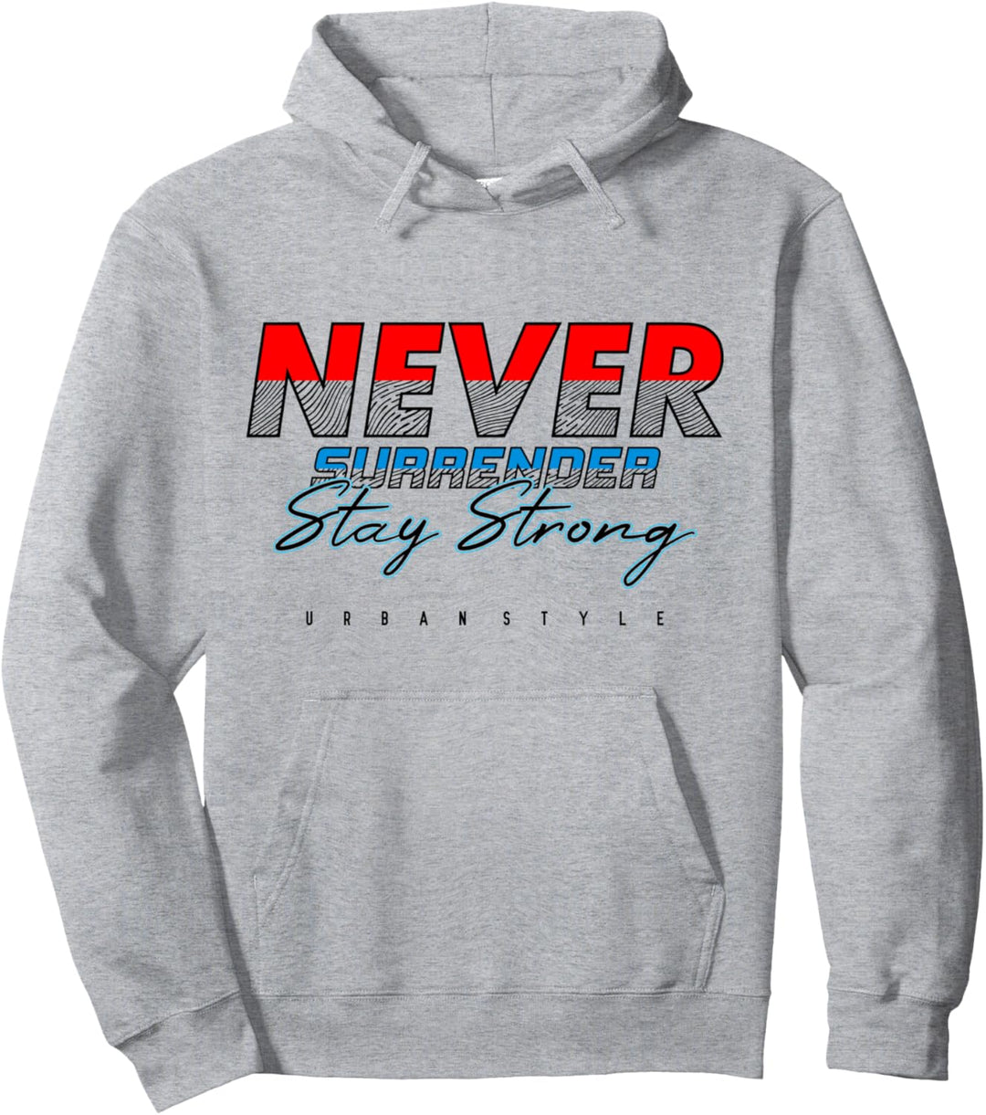 Hingabeloser Stil: Umarme den Kampf Pullover Hoodie