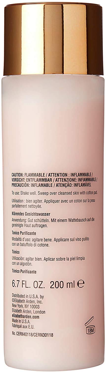 Elizabeth Arden Ceramide – Purifying Toner, 200 ml, beruhigendes Gesichtswasser, Liquid zur Reinigun