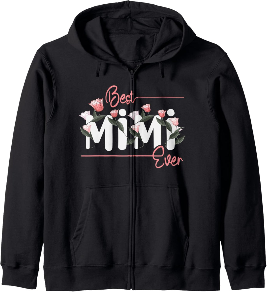Mimi mit Blumenmuster Für Frauen Muttertag Beste Mimi aller Zeiten Kapuzenjacke