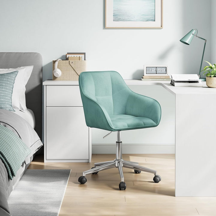 WOLTU Homeoffice Stuhl, Schreibtischstuhl, Drehstuhl, Schminkstuhl, höhenverstellbar, bis 150 kg bel