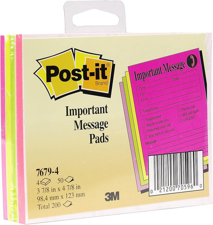 MMM76794SS - Post-it Super Sticky Message Pads
