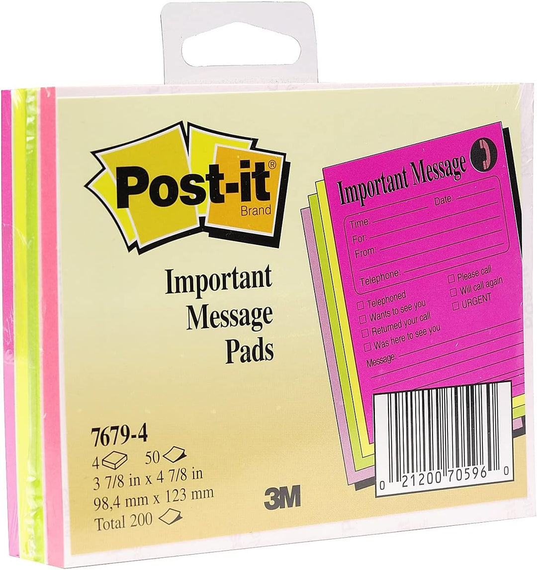 MMM76794SS - Post-it Super Sticky Message Pads