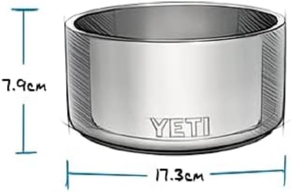YETI Boomer Hundenapf, Black, 4, Black