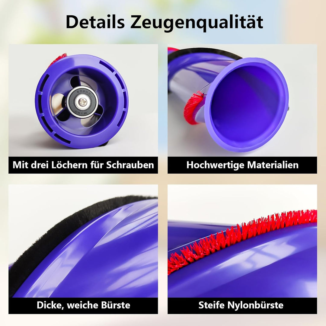 V12 Slim Ersatzbürste Kompatibel mit Dyson V12 Slim Staubsauger, Hohe Qualität, Geeignet für 50W Dir