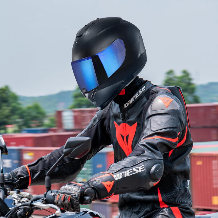 Helmvsier für C70 FG-17 IS-17,Motorradhelm Visier,Motorrad Windschutz Helm Objektiv Visier Vollgesic