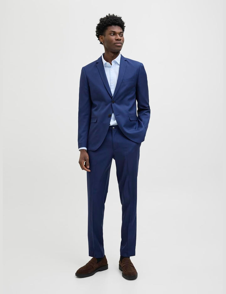 JACK &amp; JONES Herren Jprcosta Suit Anzug 48 Medieval Blue/Fit:super Slim Fit, 48 Medieval Blue/Fit:su